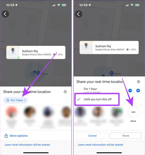can android users share location with iphone