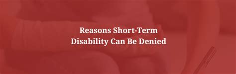 can anxiety be a reason for short term disability
