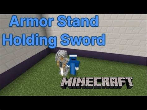Can Armor Stands Hold Swords In Java