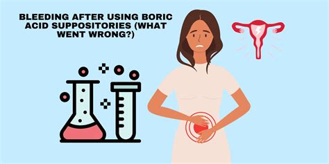 can boric acid suppositories cause bleeding