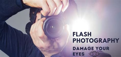 can camera flash damage eyes