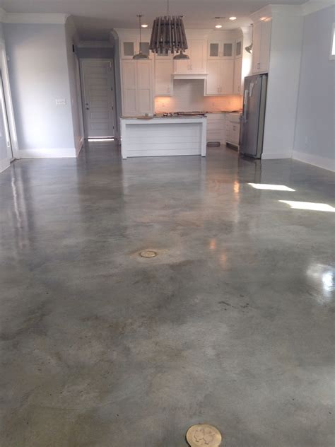 can cement floor be finishing ideas