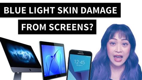 Can Computer Light Damage Your Skin