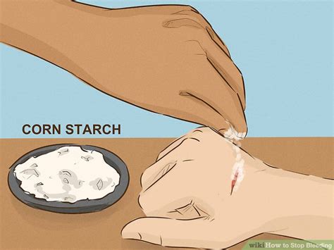 can cornstarch stop bleeding
