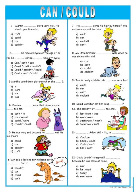 can could may exercises pdf
