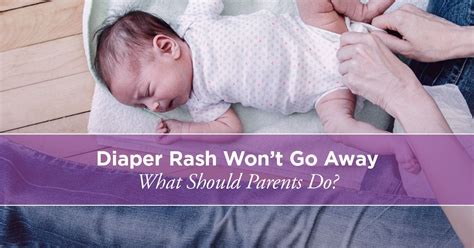 can diaper rash go away overnight