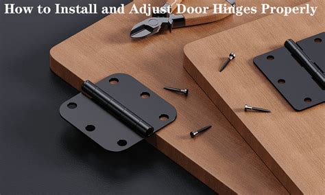 Can Door Hinges Be Adjusted