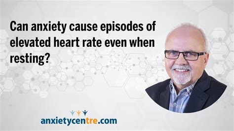 can elevated heart rate cause anxiety