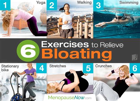 can exercise help with bloating