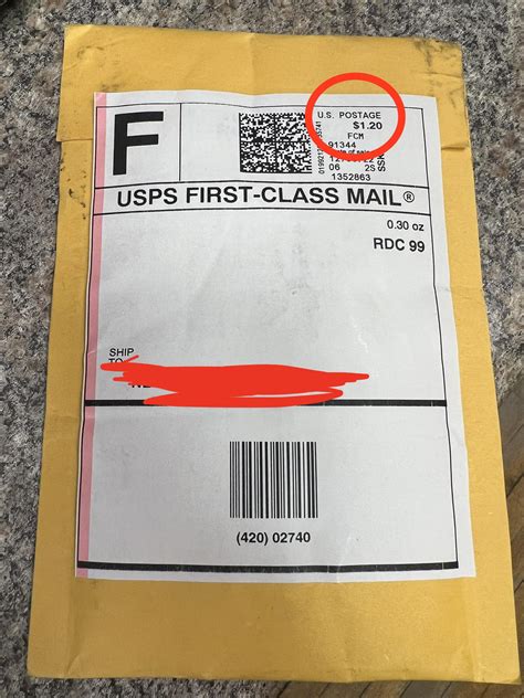Can First Class Mail Be In A Box