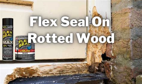 can flex seal be applied to wood