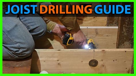 can floor trusses be drilled for plumbing