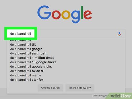 Can Google Do A Barrel Roll