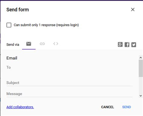 can google forms send an email