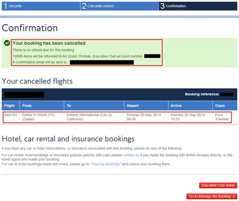 can i cancel a flight booked with avios points