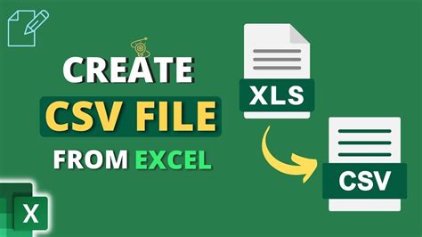 can i create a csv file without excel