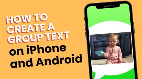 can i create a group text with iphone and android users