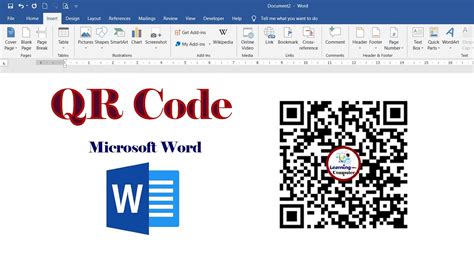 can i create a qr code in word