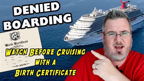 Do I Need My Birth Certificate on a Cruise? Birth Certificate Copy