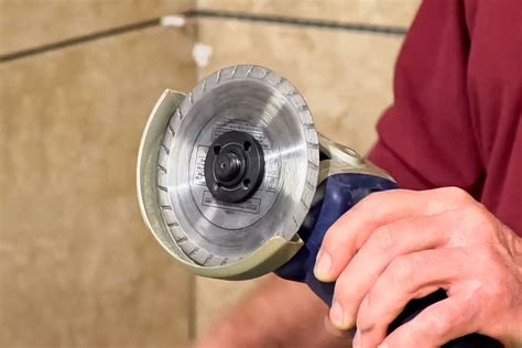Can I Cut Tile With Angle Grinder