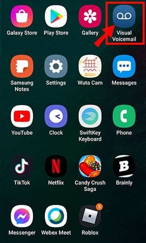 can i delete visual voicemail app