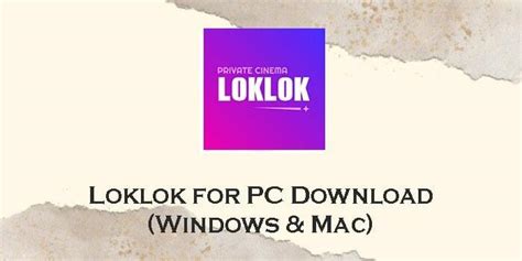 can i download loklok app in laptop