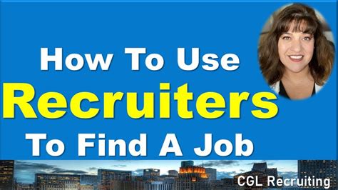 can i hire a recruiter to find me a job