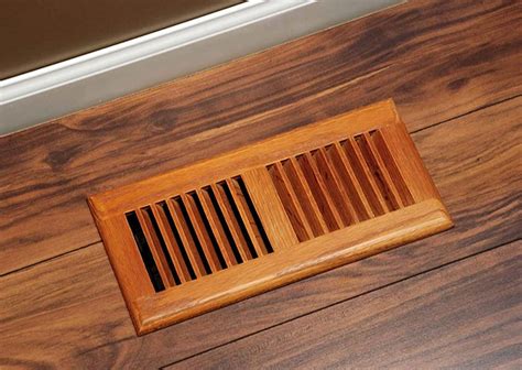 can i install a floor register into my furnice