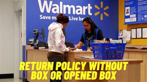 can i make a return to walmart without box