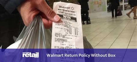can i make a return to walmart without the box