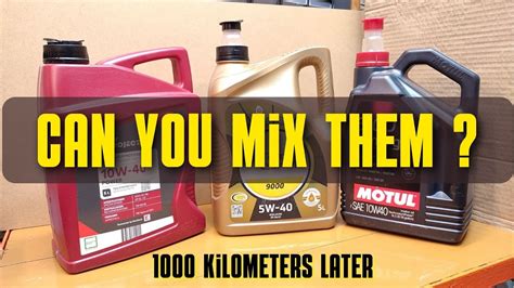 Can I Mix Engine Oil Types