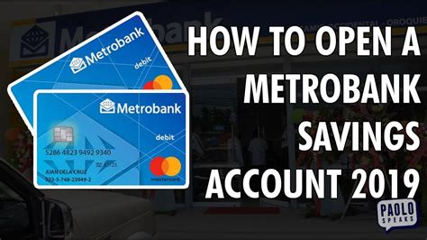 can i open a metrobank savings account online