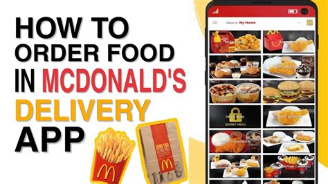 can i order mcdonald's for delivery