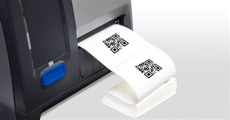 can i print a label from a qr code