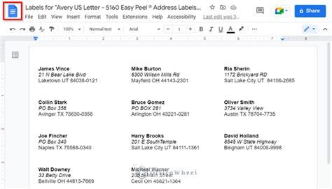 Can I Print Labels From Google Docs