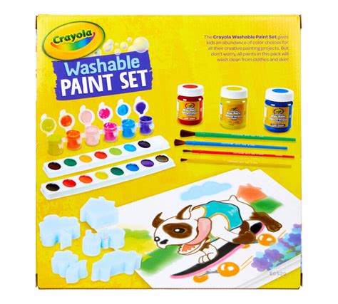 can i put crayola washable paint on my face