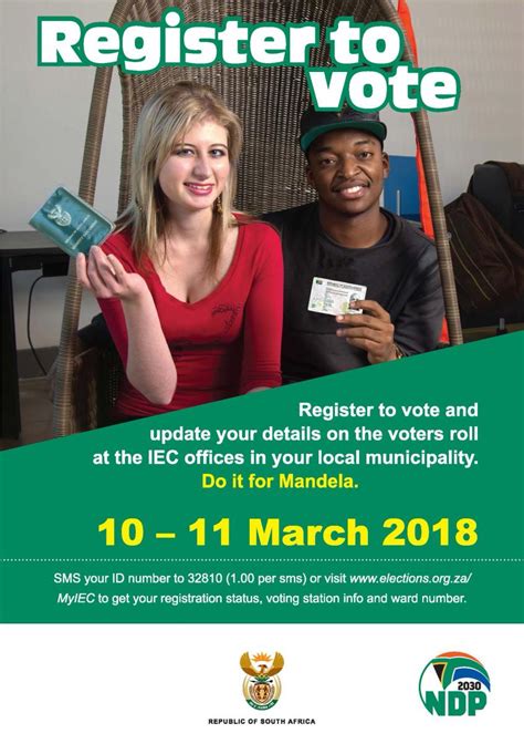 can i register to vote online in south africa
