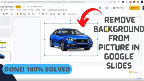 can i remove background on google slides
