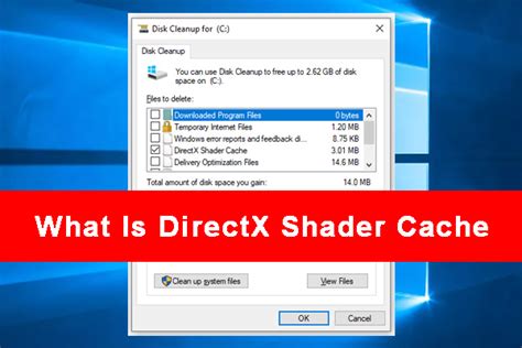 can i remove directx shader cache