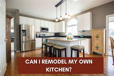 can i renovate my own kitchen