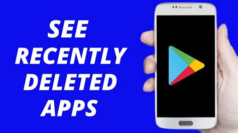 This Are Can I See Recently Deleted Apps On Android Tips And Trick