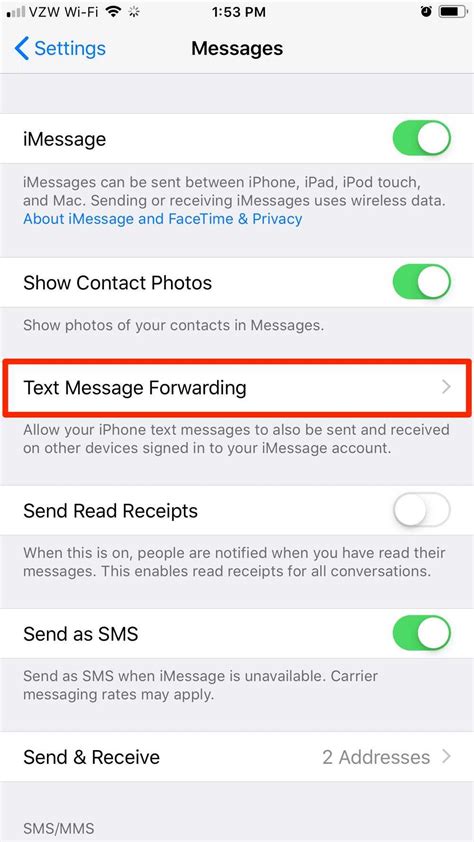 can i see text messages from another iphone