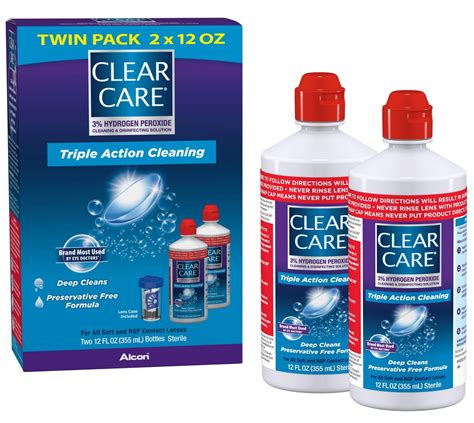 can i use clear care case with regular solution