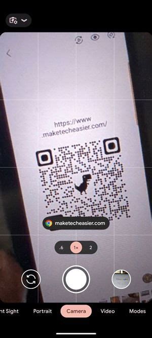 can i use front camera to scan qr code