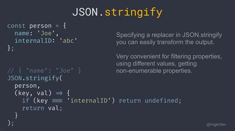 Can I Use Json.stringify
