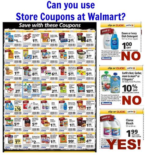 can i use manufacturer coupons online walmart