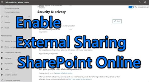 can i use sharepoint to share files with external users