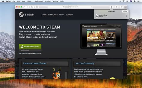 can i use steam on mac os
