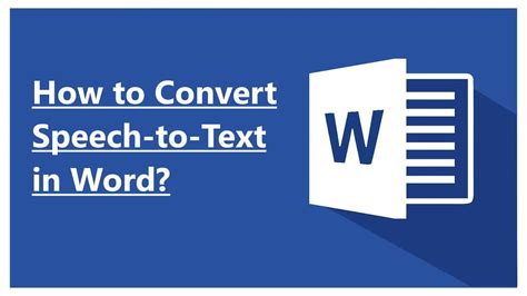 can i use voice to text in word