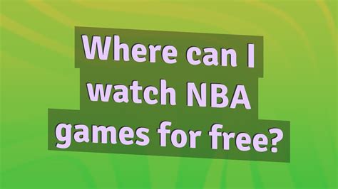 can i watch nba games on prime